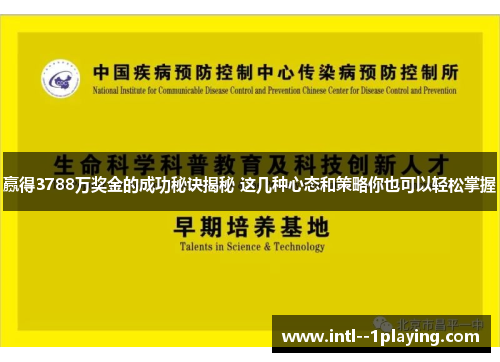 赢得3788万奖金的成功秘诀揭秘 这几种心态和策略你也可以轻松掌握